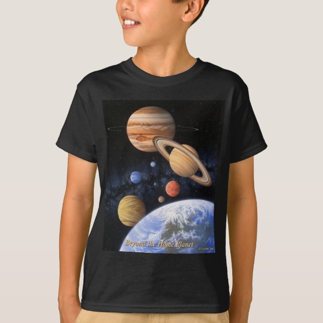Det okända den hem- planetskjortan t shirt (Framsida)