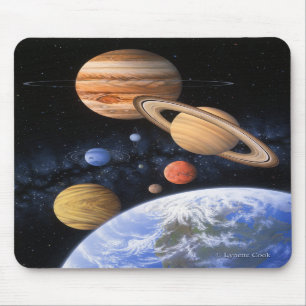 Det okända det hem- planet Mousepad Musmatta