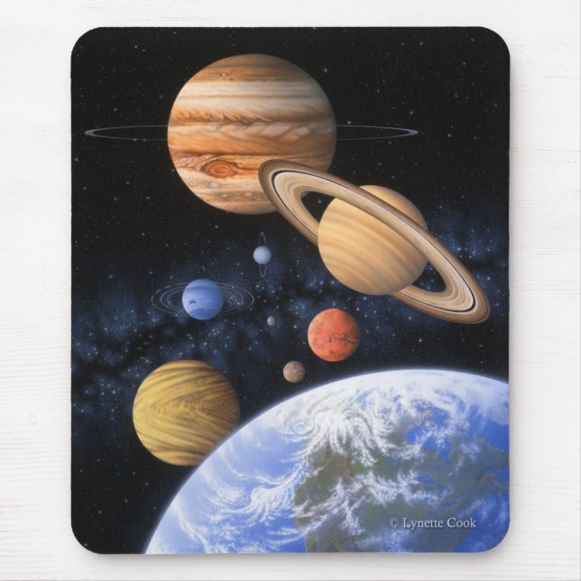 Det okända det hem- planet Mousepad Musmatta (Framsidan)
