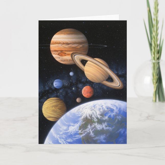 Det okända det hem- planetkortet kort (Framsida)