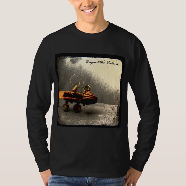 Det okända fiollångärmaden tee shirt (Framsida)