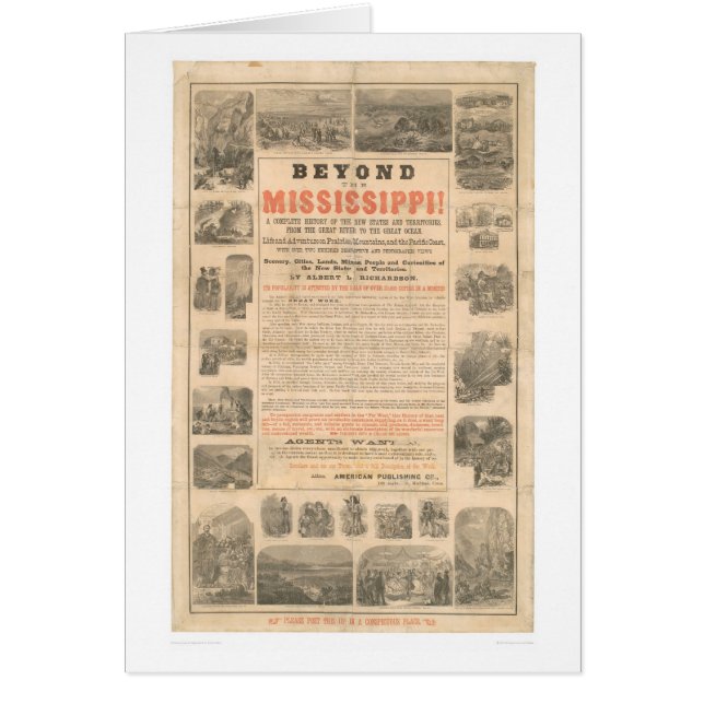 Det okända Mississippi (0023A) Hälsningskort (Framsidan)