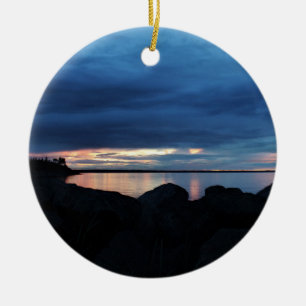 Det okända stenarna julgransprydnad keramik