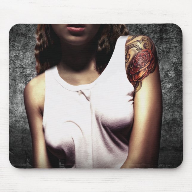 Det okändafrestelsekonstverk Mousepad Musmatta (Framsidan)