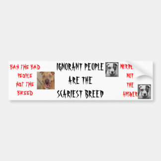 Det okunniga folket är den mest läskiga aveln bildekal