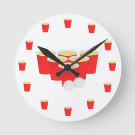 Det ölPong batteriet tar tid på Rund Klocka