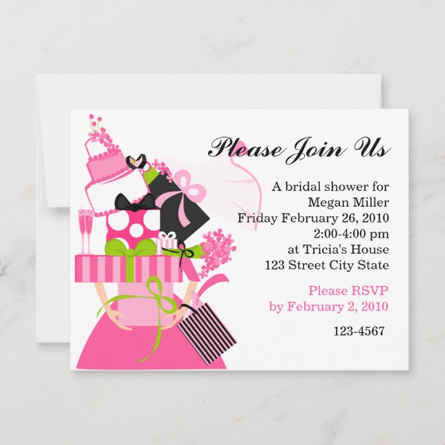 Det omöjliga Bröllop-bandet Inbjudningar (Framsida)