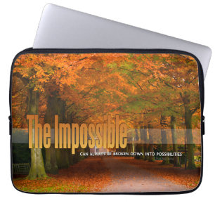 "Det omöjliga kan brytas" inspirationsoffert Laptop Fodral