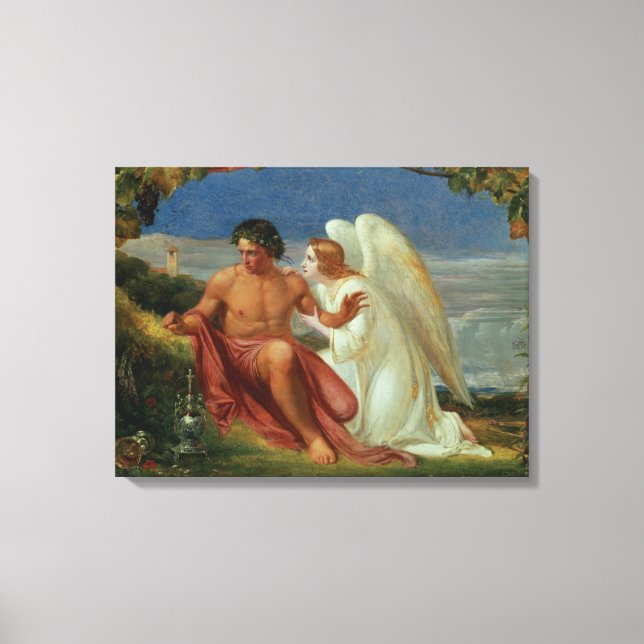 Det omskakade samvete canvastryck (Framsida)