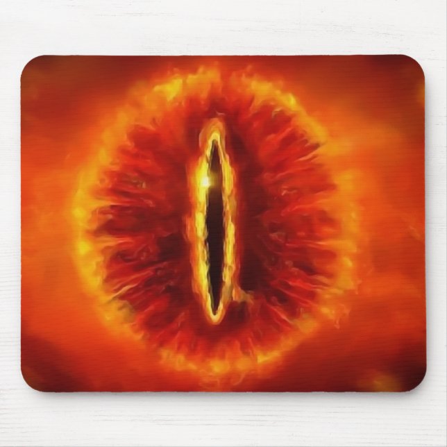 Det onda ögat håller ögonen på dig musmatta (Framsidan)