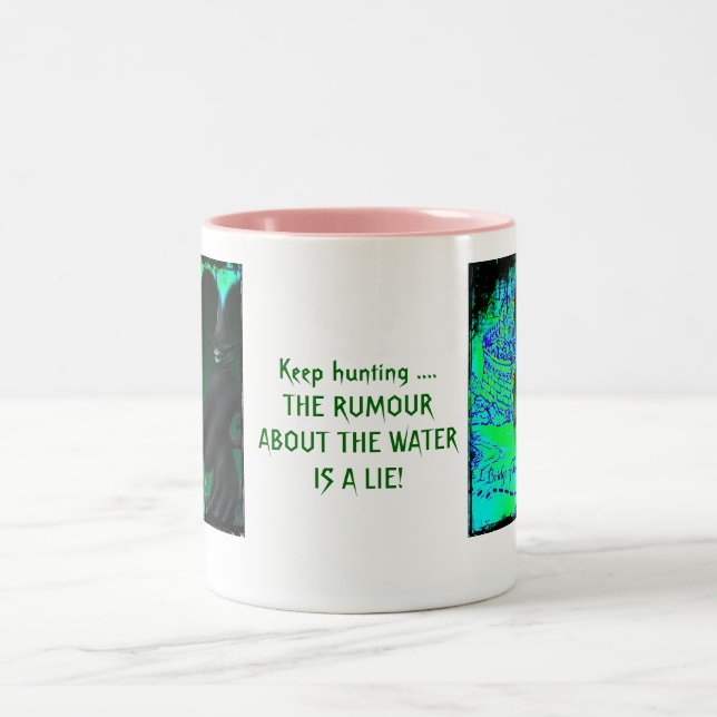 Det onda ryktet Två-Tonad mugg (Center)