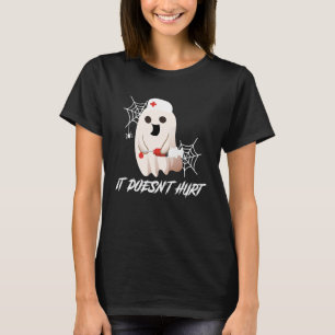 Det Ontr inte sjuksköterska Ghost för Halloween Ha T Shirt