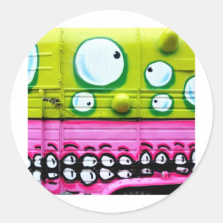 Det ontr min ögon runt klistermärke