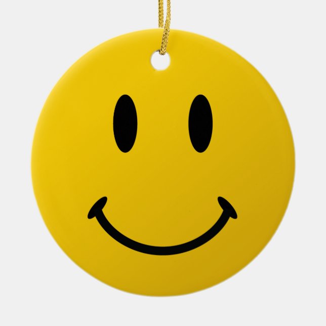 Det original- ansiktet julgransprydnad keramik (Framsidan)