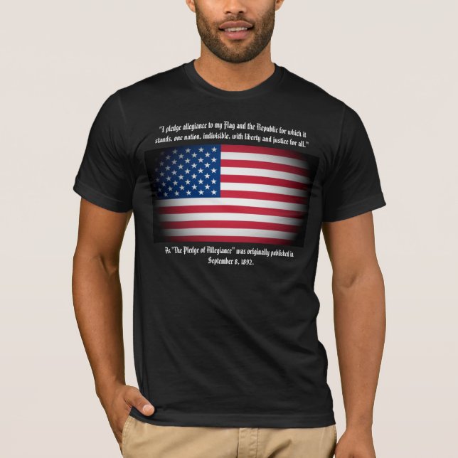 Det original- löftet av trohet t-shirt (Framsida)