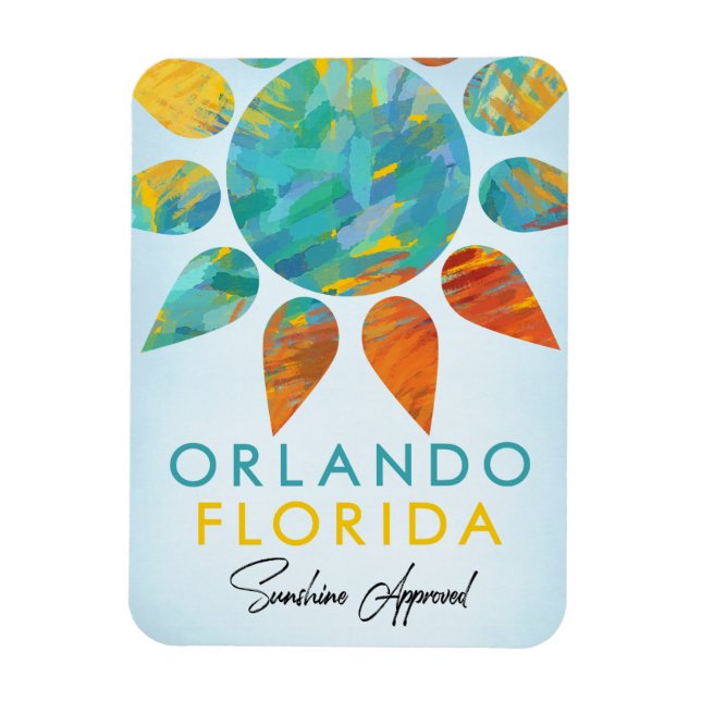 Det Orlando Florida solskenet reser Magnet (Vertikal)