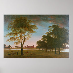 Det Osterley huset och parkerar på aftonen Poster