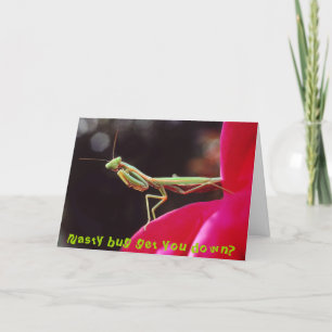 Det otäcka kryp får dig besegrar? kort