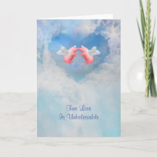 Det otroliga Kärlek som flyger från Grisar Kort
