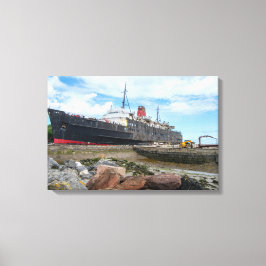 Det övergivna fartyget TSS Duke of Lancaster Canvastryck