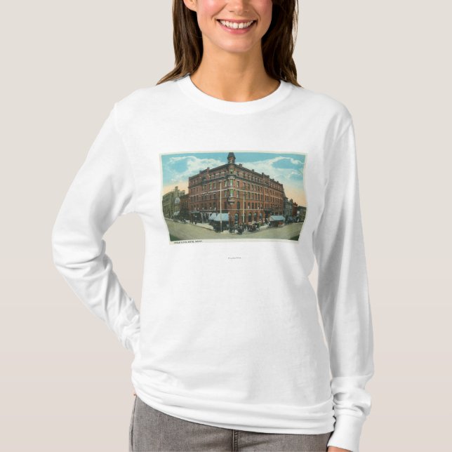 Det Owsley kvarteret beskådar av TownButte, MT Tee Shirt (Framsida)
