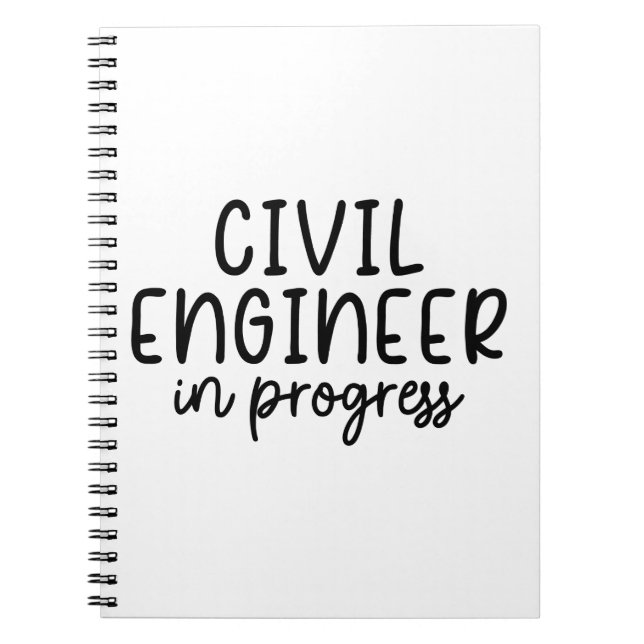 Det pågående civila Ingenjör Anteckningsbok (Framsidan)