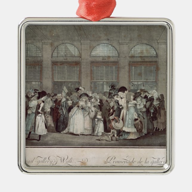 Det Palais Royal gallerit går, 1787 Julgransprydnad Metall (Framsidan)