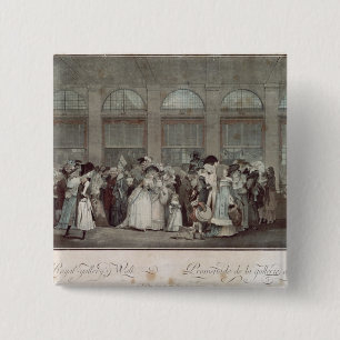 Det Palais Royal gallerit går, 1787 Knapp