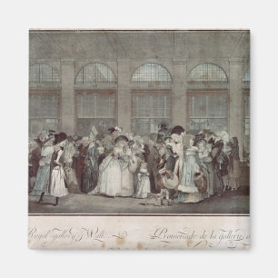 Det Palais Royal gallerit går, 1787 Magnet