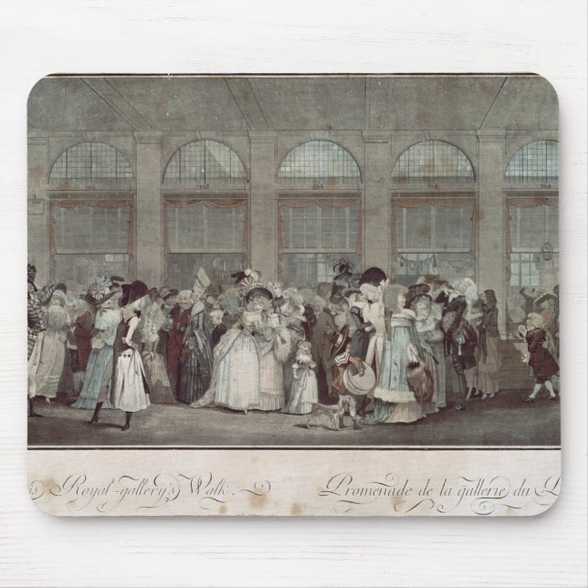Det Palais Royal gallerit går, 1787 Musmatta (Framsidan)