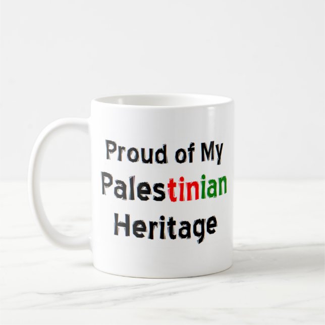 Det palestinska kulturarvets kaffe mugg (Vänster)