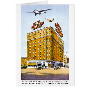 Det Patterson hotellet, Bismark, North Dakota Hälsningskort