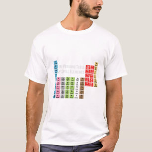 Det periodiska bord av passinslag t shirt