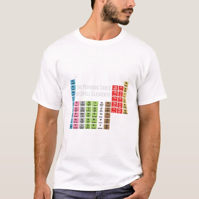 Det periodiska bord av passinslag t shirt (Framsida)