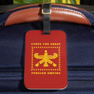 Det persiska imperiet Cyrus, den Underbara Achemen Bagagebricka