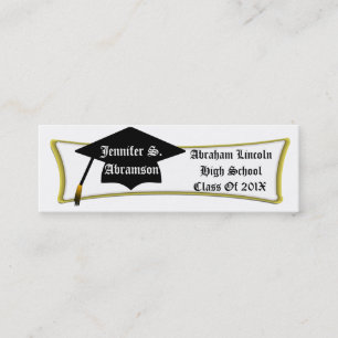 Det personliga studentenkortet, tillfogar namn,