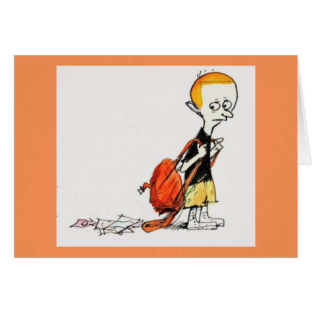 Det Petey kortet Hälsningskort (Framsidan Horizontal)