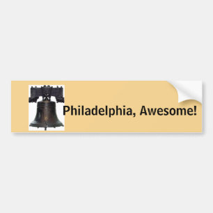 Det Philadelphia citationstecknet & frihet sätta Bildekal