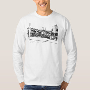 Det Pike stället marknadsför, Seattle. Skissa Tee Shirt
