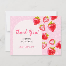 Det platta Tacken 1:a födelsedagskortet Tack Kort