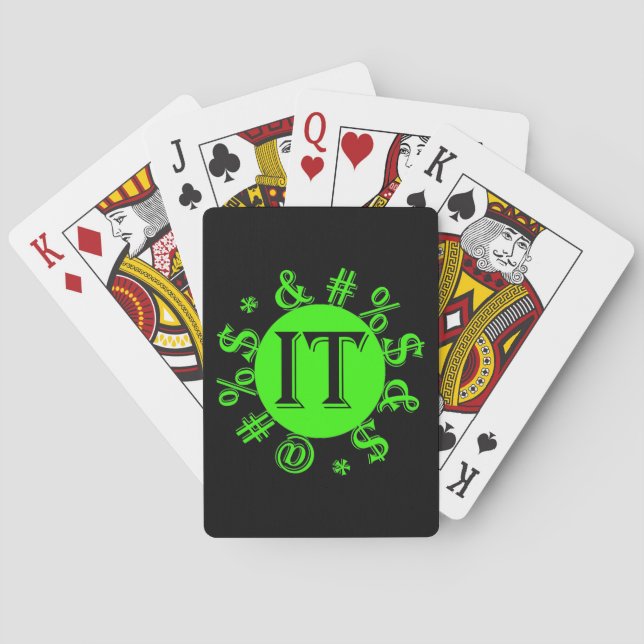Det Poker-kort Casinokort (Baksidan)