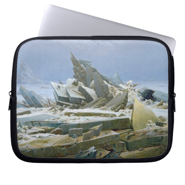 Det polara havet, 1824 laptop sleeve (Framsidan)