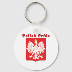 Det polska Pridet Eagle Keychain Nyckelring