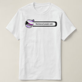 Det Pop-UppDemisexual folket finns skjortan T Shirt