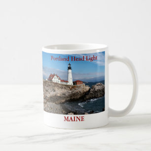 Det Portland huvudet tänder, den Maine muggen Kaffemugg