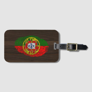 Det portugisiska handlag identifierar med bagagebricka