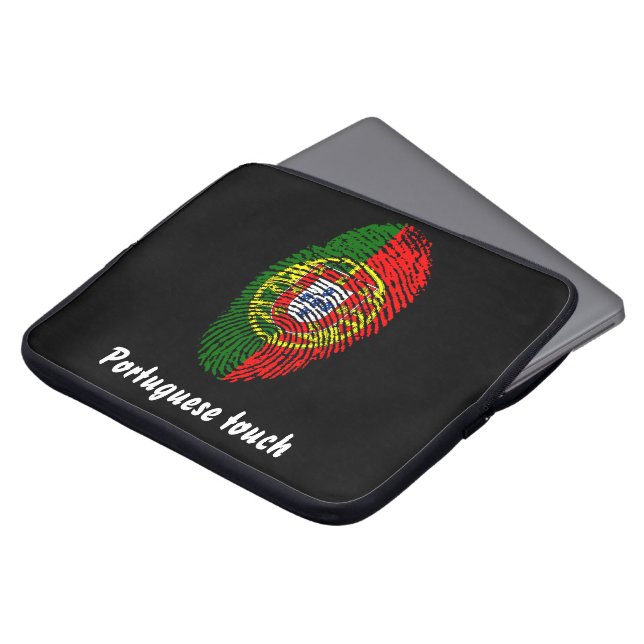 Det portugisiska handlag identifierar med laptop fodral (Framsida topp)
