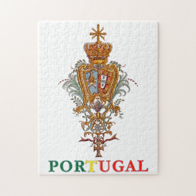 Det portugisiska patriot-Royalet Jackar Arm Pussel (Vertikal)
