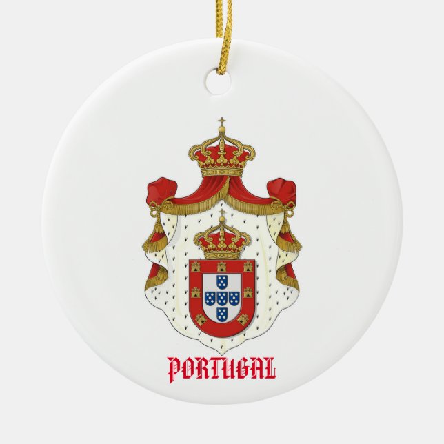 Det portugisiska Royalet Jackar Arm Ornament (Framsidan)