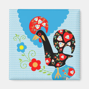 Det portugisiska tuppsymbolet av Portugal Magnet